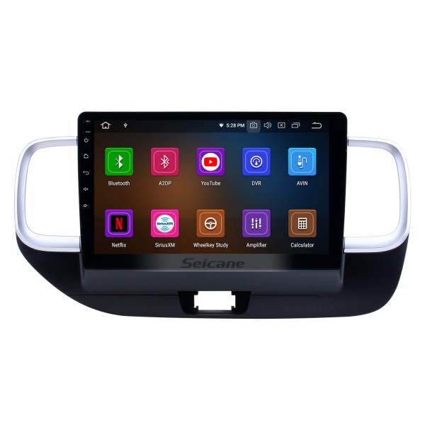 Radio con navegación GPS Android 12,0 de 10,1 pulgadas para Hyundai Venue 2019 RHD con pantalla táctil HD Carplay AUX Bluetooth compatible con 1080P