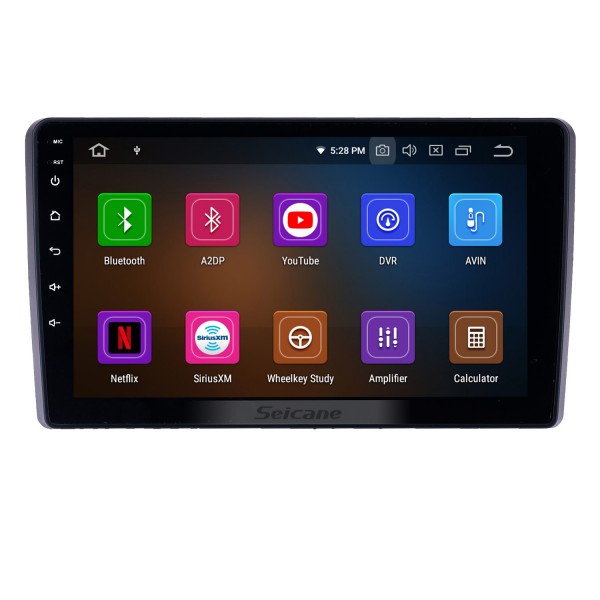 Pantalla táctil HD 2015 Mahindra Marazzo Android 12.0 9 pulgadas Navegación GPS Radio Bluetooth USB Carplay WIFI AUX soporte Control del volante