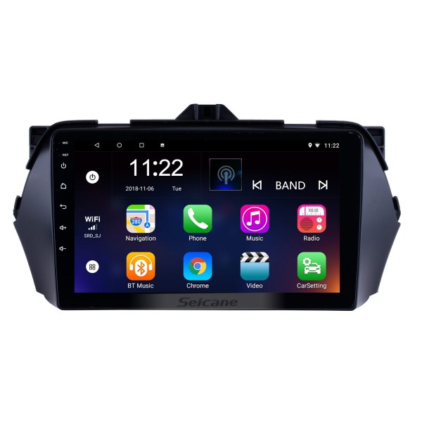 Sistema de navegación GPS con pantalla táctil Android 13.0 HD de 9 pulgadas para 2016 Suzuki Alivio Bluetooth Radio Control remoto
