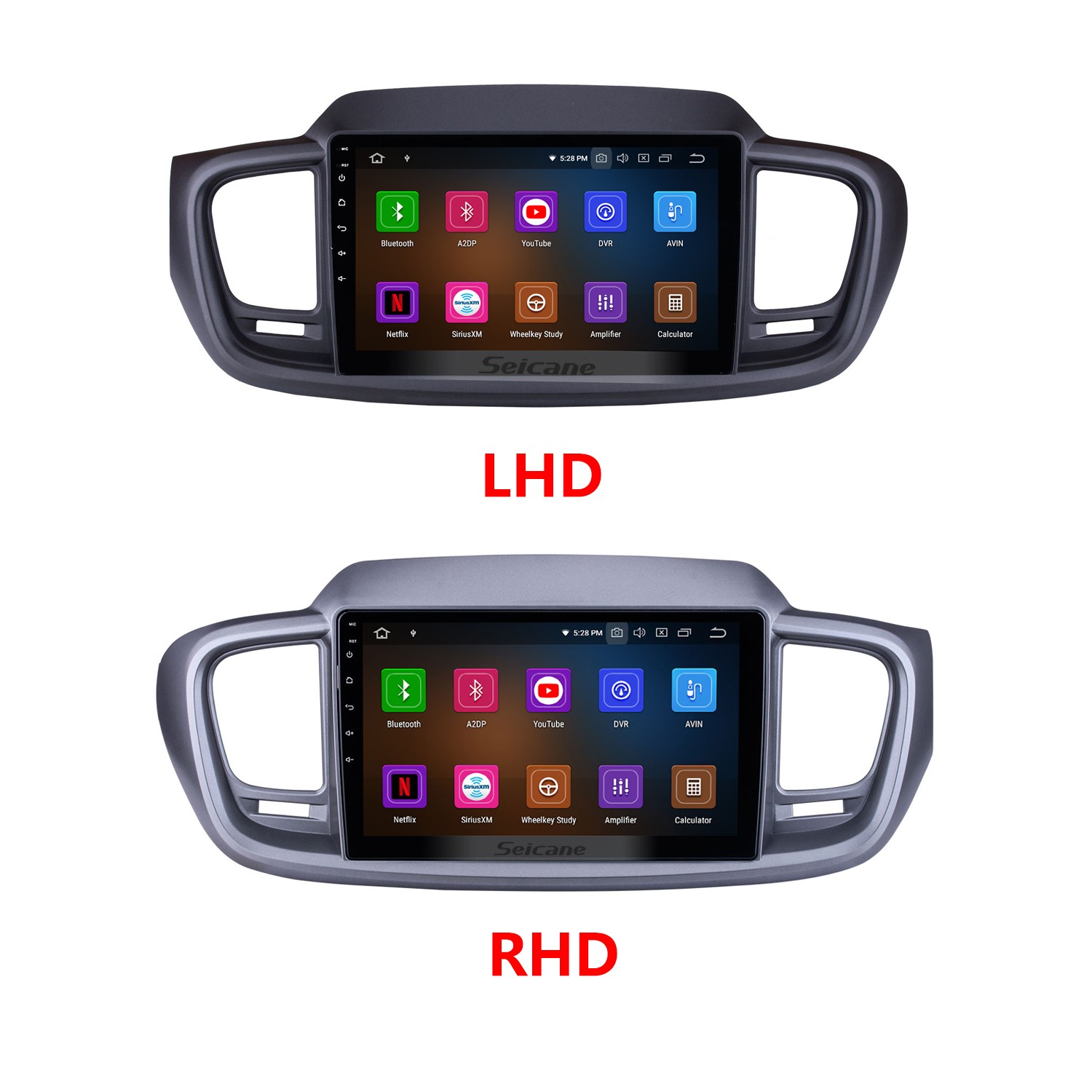  Nuevo portátil para Apple Carplay inalámbrico Android Auto,  radio estéreo de coche de 7 pulgadas IPS pantalla táctil reproductor  multimedia, compatible con manos libres Bluetooth, reproducción de aire  inalámbrica, enlace de