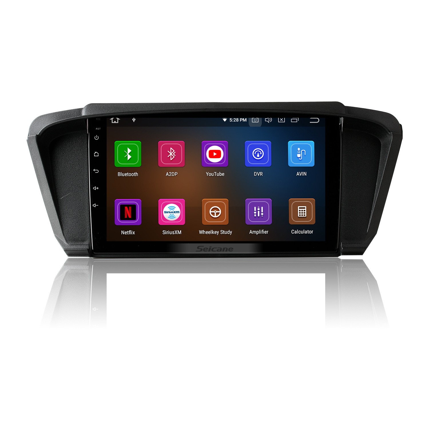 4+64G 8 Core 5G WiFi Doble DIN Andriod 12 Estéreo de coche 10.1 pulgadas  con Carplay inalámbrico Android Auto y cámara de respaldo, pantalla táctil