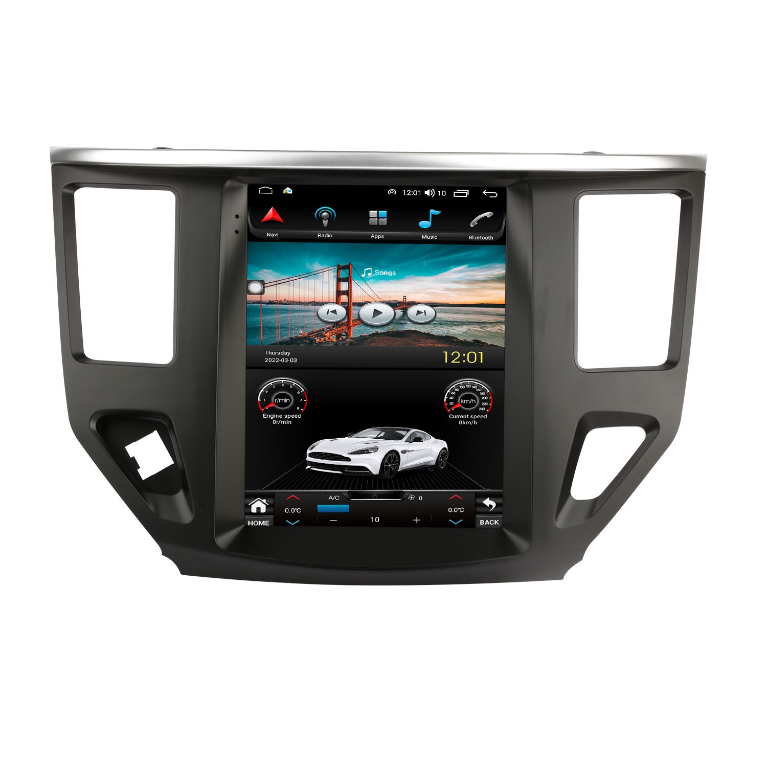Añade a tu coche una radio 2 DIN con pantalla tipo Tesla de 10