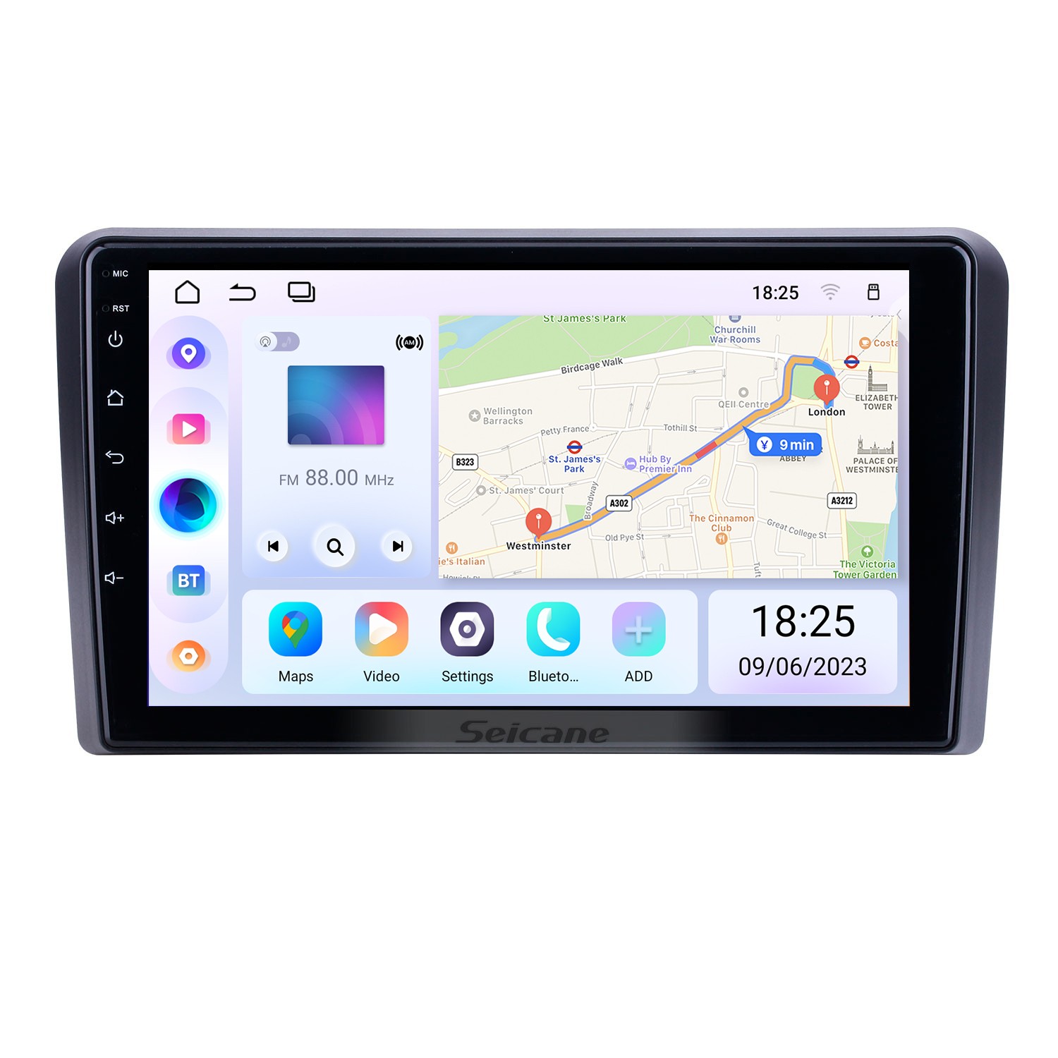 IPS Carplay Android pantalla de la navegación GPS para Audi A3 S3 2003-2009  2010 2011 2012 Auto Radio Stereo Reproductor multimedia de la unidad de  cabeza - China Alquiler de coche DVD, reproductor de DVD