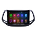 10.1 pulgadas Android 13.0 HD 1024 * 600 Pantalla táctil Estéreo para auto Jeep Compass 2017 Bluetooth Música Radio Navegación GPS Sistema de audio Soporte Mirror Link 4G WiFi Cámara de respaldo DVR Control del volante