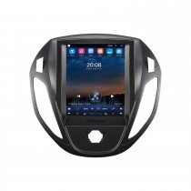 Radio de navegación GPS con pantalla táctil Android 10.0 HD de 9,7 pulgadas para FORD TOUMEO COURIER/TRANSIT COURIER de gama baja 2014 2015 2016-2018 con soporte Bluetooth Carplay Cámara TPMS AHD