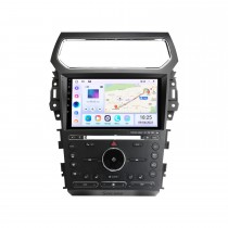 10.1 pulgadas Android 13.0 para 2018 Ford Explorer Sistema de navegación GPS estéreo con pantalla táctil Bluetooth compatible con cámara de visión trasera