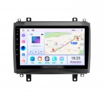 9 pulgadas Android 13.0 para 2003 2004-2007 Cadillac CTS CTS-V Sistema de navegación GPS estéreo con soporte de pantalla táctil Bluetooth Cámara de visión trasera