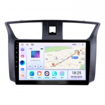 10.1 pulgadas 2012-2016 Nissan Sylphy Android 13.0 HD Pantalla táctil GPS Navi unidad principal Radio USB Bluetooth Soporte WIFI Mirror Link DVR OBD2 TPMS Aux