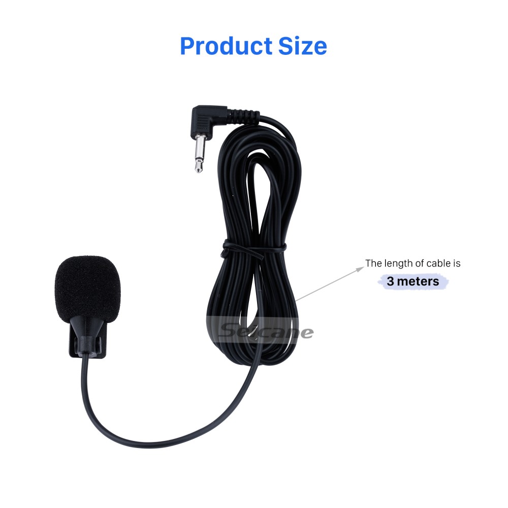 Comprar Micrófono de 3,5 mm estéreo para coche GPS Bluetooth habilitado  audio micrófono externo