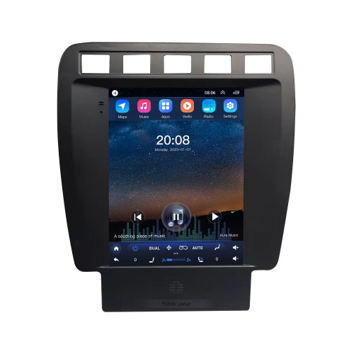 9,7-Zoll-Tesla-Touchscreen-Autoradio für 2003–2010 Porsche Cayenne, Radio, Android Auto, Carplay-Upgrade mit Navigationssystem