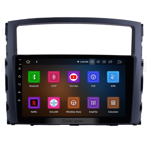 9 Zoll Android 13.0 HD Touchscreen Radio GPS Navigationssystem für 2006-2017 MITSUBISHI PAJERO V97/V93 Unterstützung Bluetooth USB 3G/4G WIFI OBD2 Mirror Link Rückfahrkamera