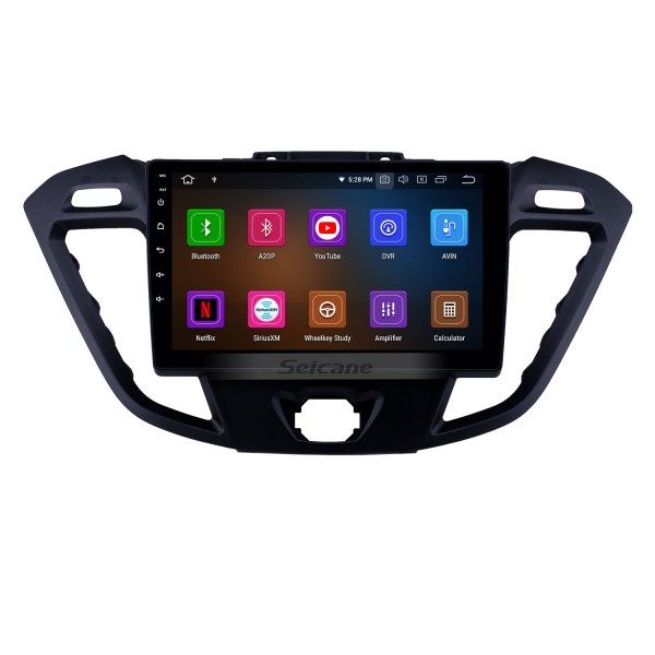9 Zoll Android 10.0 Radio für 2017 Ford JMC Tourneo Niedrige Version mit Touchscreen Bluetooth Navi HD Bluetooth Carplay Audio Unterstützung SWC DVD Playe 4G WIFI TPMS OBD