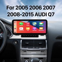 Android Auto HD Touchscreen 12,3 Zoll Android 11.0 Carplay GPS-Navigationsradio für 2005 2006 2007 2008–2015 AUDI Q7 mit Bluetooth AUX-Unterstützung, DVR-Lenkradsteuerung