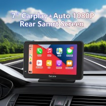 7" Carplay-Bildschirm Android Auto MP5-Player WiFi FM mit Rückfahr-Frontkamera
