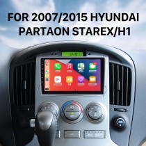 Android 10.0 Carplay 9-Zoll-Vollbildschirm für 2007 2008 2009–2015 HYUNDAI PARTAON STAREX/H1 GPS-Navigationsradio mit HD-Touchscreen