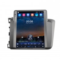 9,7 Zoll Android 10.0 HD Touchscreen GPS-Navigationsradio für 2012 HONDA CIVIC LHD mit Bluetooth Carplay-Unterstützung, TPMS AHD-Kamera