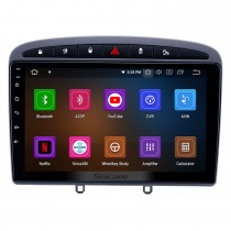9 Zoll Android 12.0 HD Touchscreen-Radio für 2010 2011 Peugeot 308 408 mit GPS Navi USB WIFI Bluetooth-Musik AUX-Unterstützung RDS DVD-Player 4G TPMS OBD
