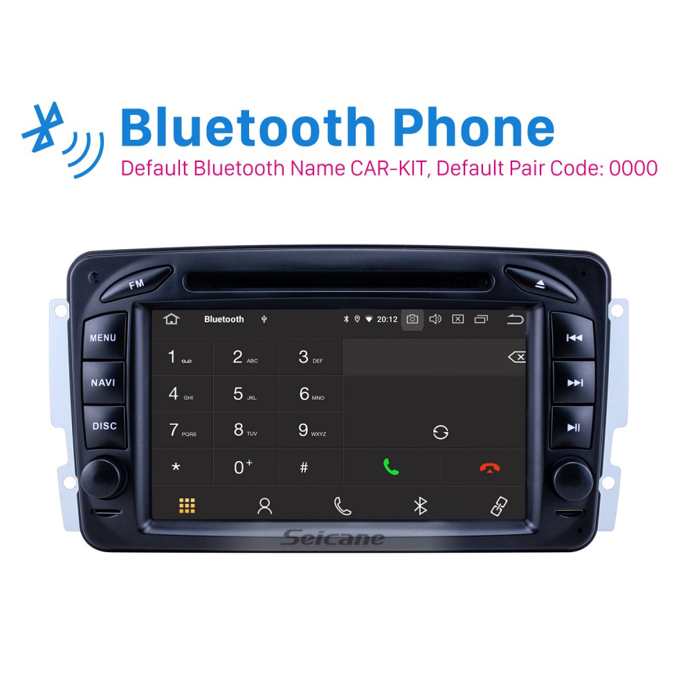 9 Zoll Android GPS-Navigationsradio für BENZ C-KLASSE (W203) 2002