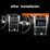 7 Zoll Aftermarket Android 13.0 Touchscreen GPS Navigationssystem für 2005-2015 SUZUKI GRAND VITARA Unterstützung Bluetooth Radio TPMS DVR OBD II Rückfahrkamera AUX Kopfstütze Monitorsteuerung USB HD 1080P Video WiFi