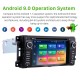 Reines Android 9.0 OEM Radio GPS Installation für 2009 2010 2011 Jeep Compass mit DVD 3G Wlan OBD2 Bluetooth 1080P Spiegel-Verbindung MP3 MP4