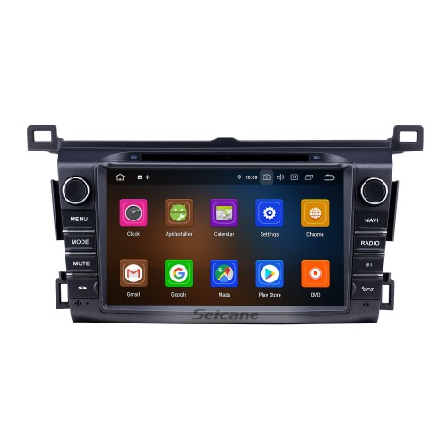 8 polegadas Android 12.0 Rádio de Navegação GPS para 2013-2016 Toyota RAV4 com Carplay Bluetooth WIFI Suporte USB Link de Espelho