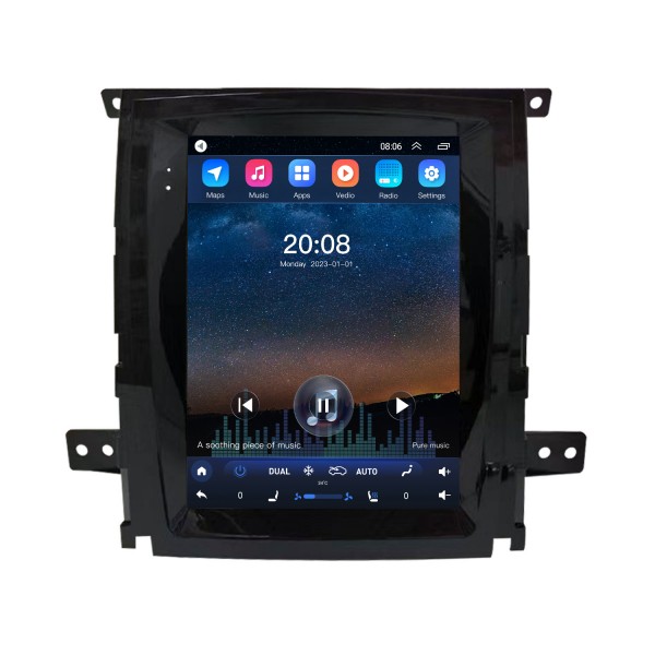 9,7 polegadas Android 10.0 para 2007-2013 Cadillac SLS Rádio Sistema de navegação GPS com Bluetooth HD Touchscreen Carplay suporte DSP SWC DVR DAB + câmera de backup