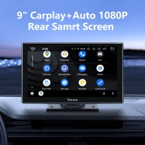 9" Tela Carplay Android Auto MP5 Player WiFi FM com câmera frontal retrovisora