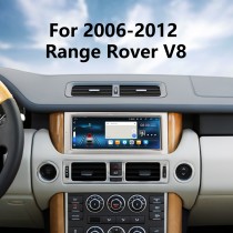 Android 12.0 carplay tela de ajuste completo de 10.25 polegadas para 2006 2007 2008-2012 range rover v8 rádio de navegação gps com bluetooth