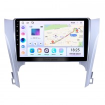 10.1 polegada Full Touchscreen 2015 Toyota Camry Android 13.0 Sistema de Navegação GPS Com Rádio Retrovisor Câmera 3G WiFi Bluetooth Link Espelho OBD2 DVR controle da Volante