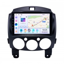 HD Touchscreen de 9 polegadas Android 13.0 GPS Navigation Radio para 2007-2014 MAZDA 2 / Jinxiang / DE / Terceira geração com Bluetooth USB compatível Mirror Link