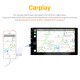 Rádio do sistema de navegação GPS 10,1 polegadas Android 10.0 para 2015 2016 2017 Toyota Camry Controle do volante Bluetooth HD com tela de toque sintonizador de TV Vista traseira
