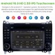 HD Touchscreen 7 polegadas Android 10.0 Rádio Navegação GPS para 2006-2012 Mercedes Benz Viano Vito Bluetooth Carplay Suporte USB AUX DVR Câmera de backup