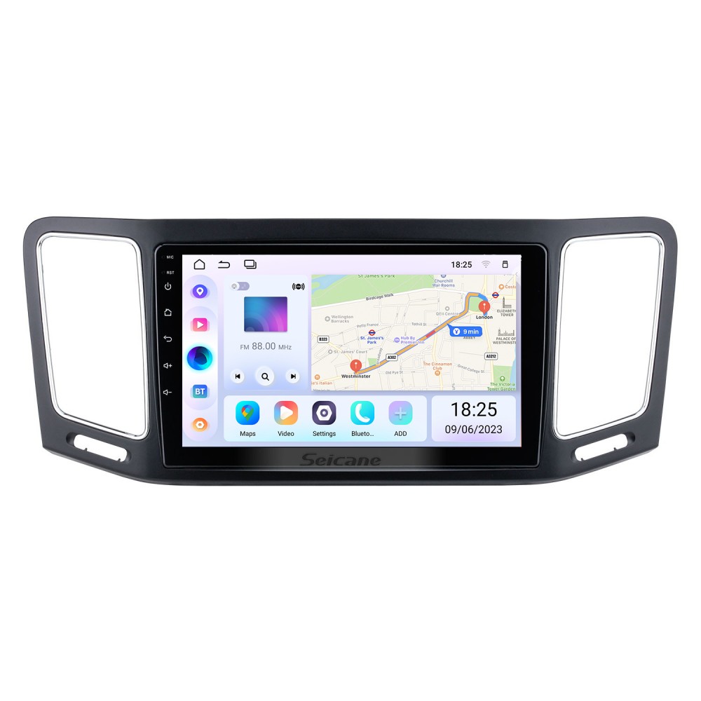 9-дюймовый Android для 2011-2018 VOLKSWAGEN SHARAN Radio GPS-навигационная  система с сенсорным экраном HD Поддержка Bluetooth Carplay OBD2