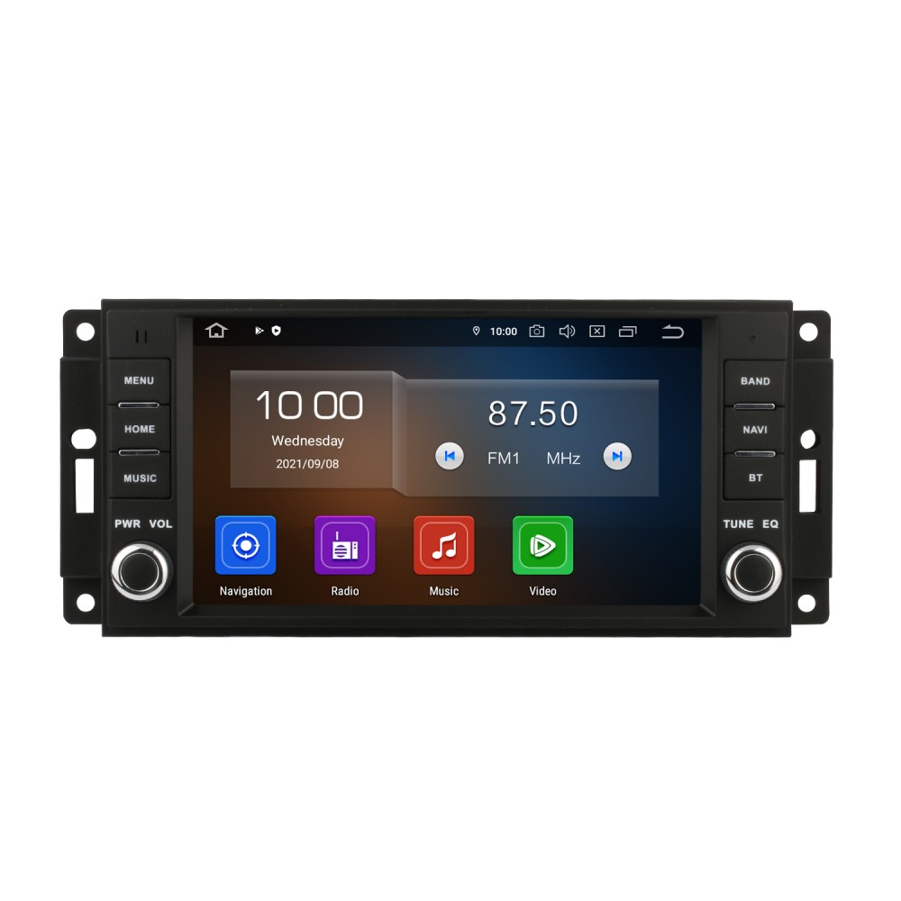 Сенсорный экран Carplay Radio HD для 2011, 2012, 2013, 2014-2017 JEEP  WRANGLER RUBICON GPS-навигационная система с WIFI Bluetooth USB Mirror Link