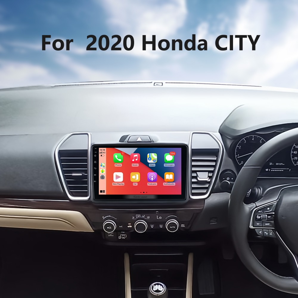 OEM 9-дюймовый Android для 2020 Honda CITY Radio с сенсорным экраном  Bluetooth HD GPS-навигационная система поддерживает Carplay DAB +