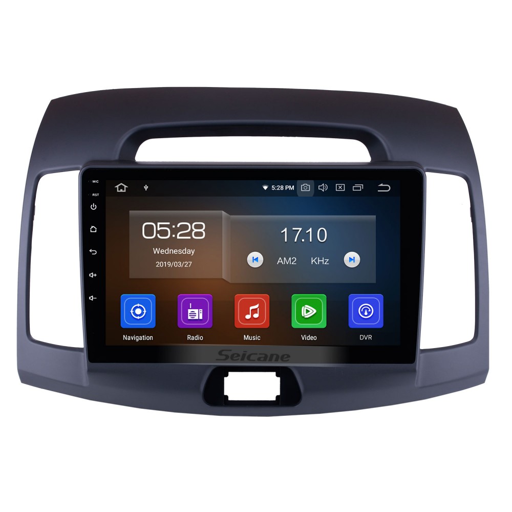 Android 13.0 2007-2011 HYUNDAI ELANTRA Замена радиоприемника Система  GPS-навигации Сенсорный экран Bluetooth MP3 Mirror