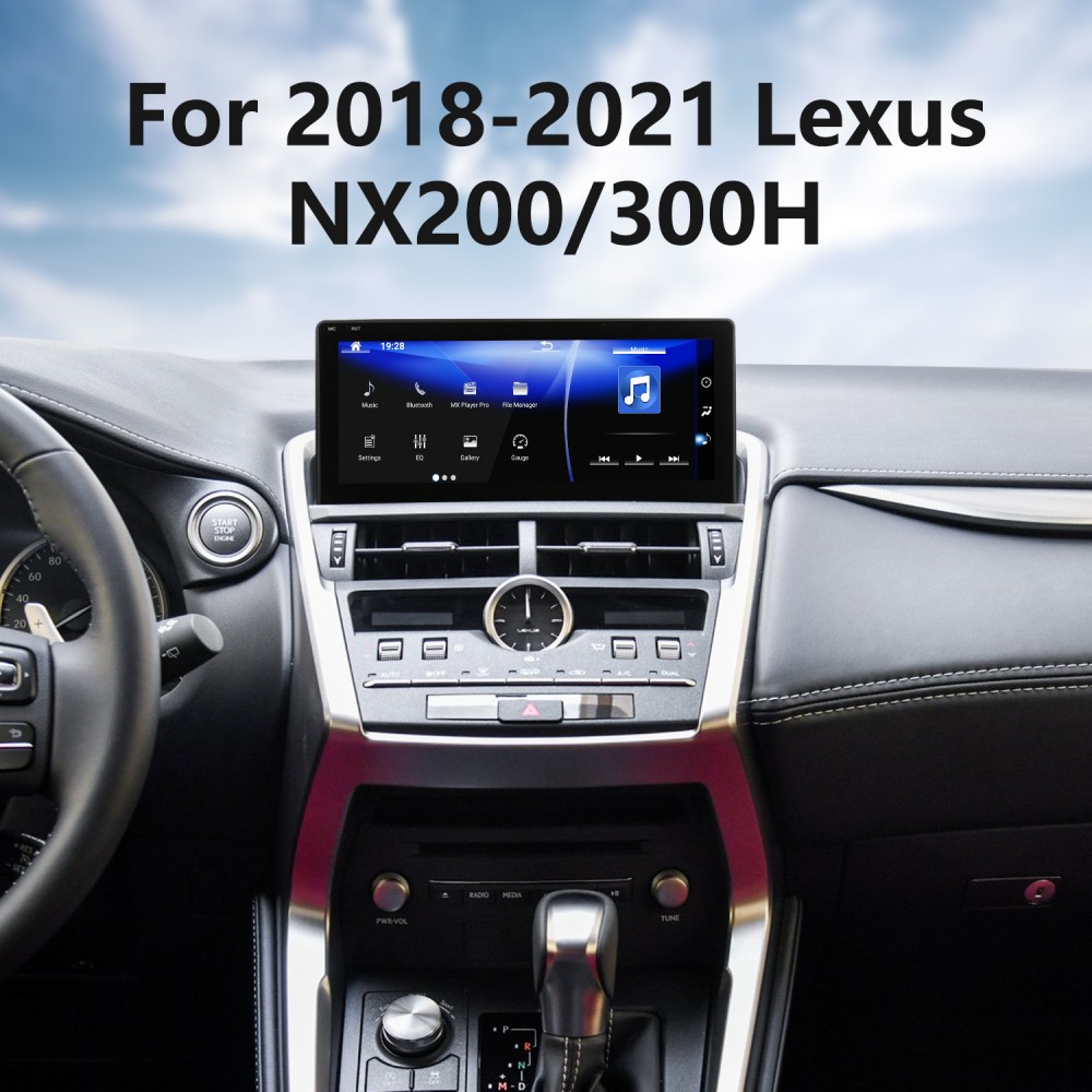 Сенсорный экран HD для LEXUS NX200 2021 2018, 2019, 2020, 2021 годов,  10,25-дюймовый Android 13.0, GPS-навигация, радио с поддержкой Bluetooth,  ...