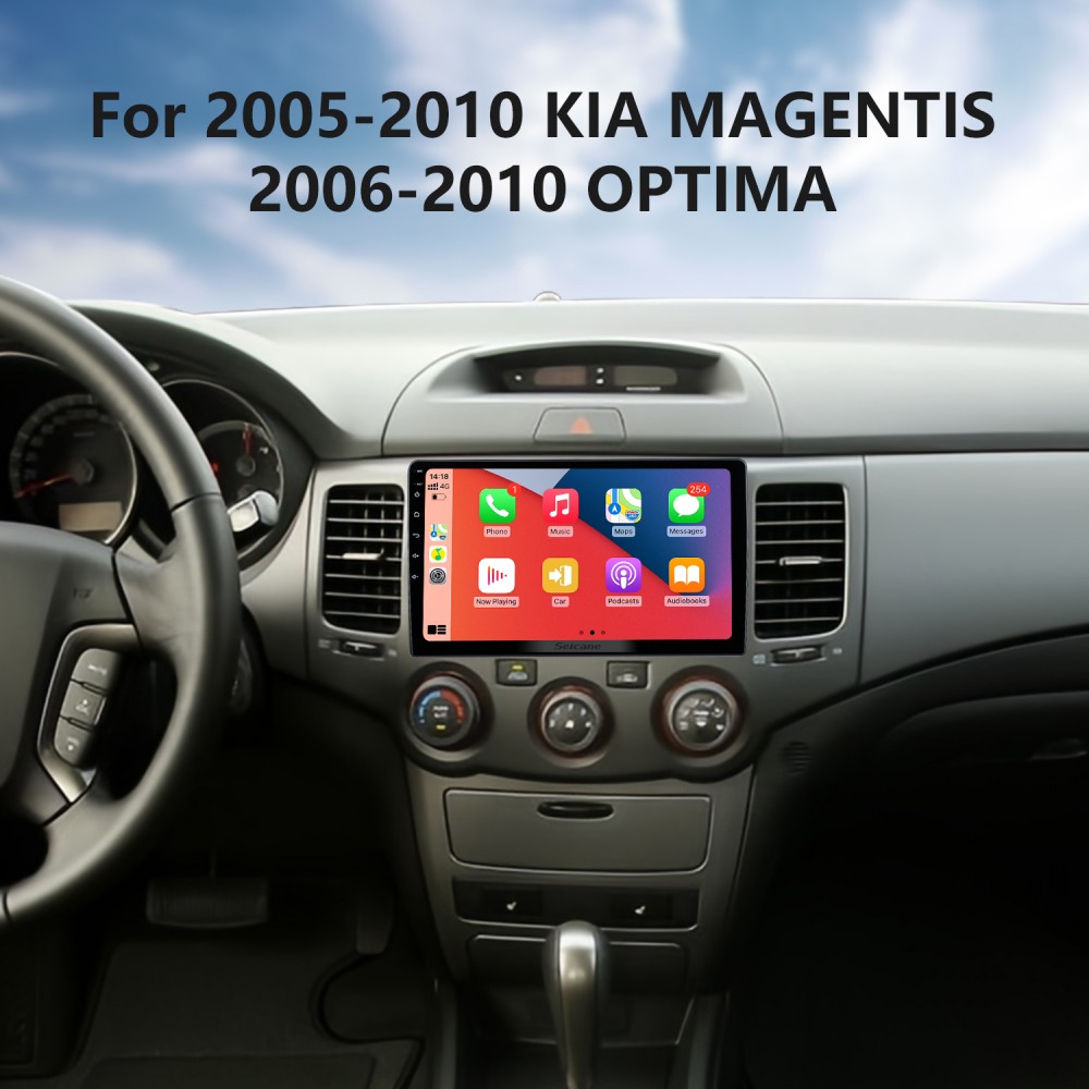 9-дюймовый Android для 2005-2010 KIA MAGENTIS 2006-2010 OPTIMA  Стереосистема GPS-навигации с поддержкой сенсорного экрана Bluetooth Камера  заднего вида