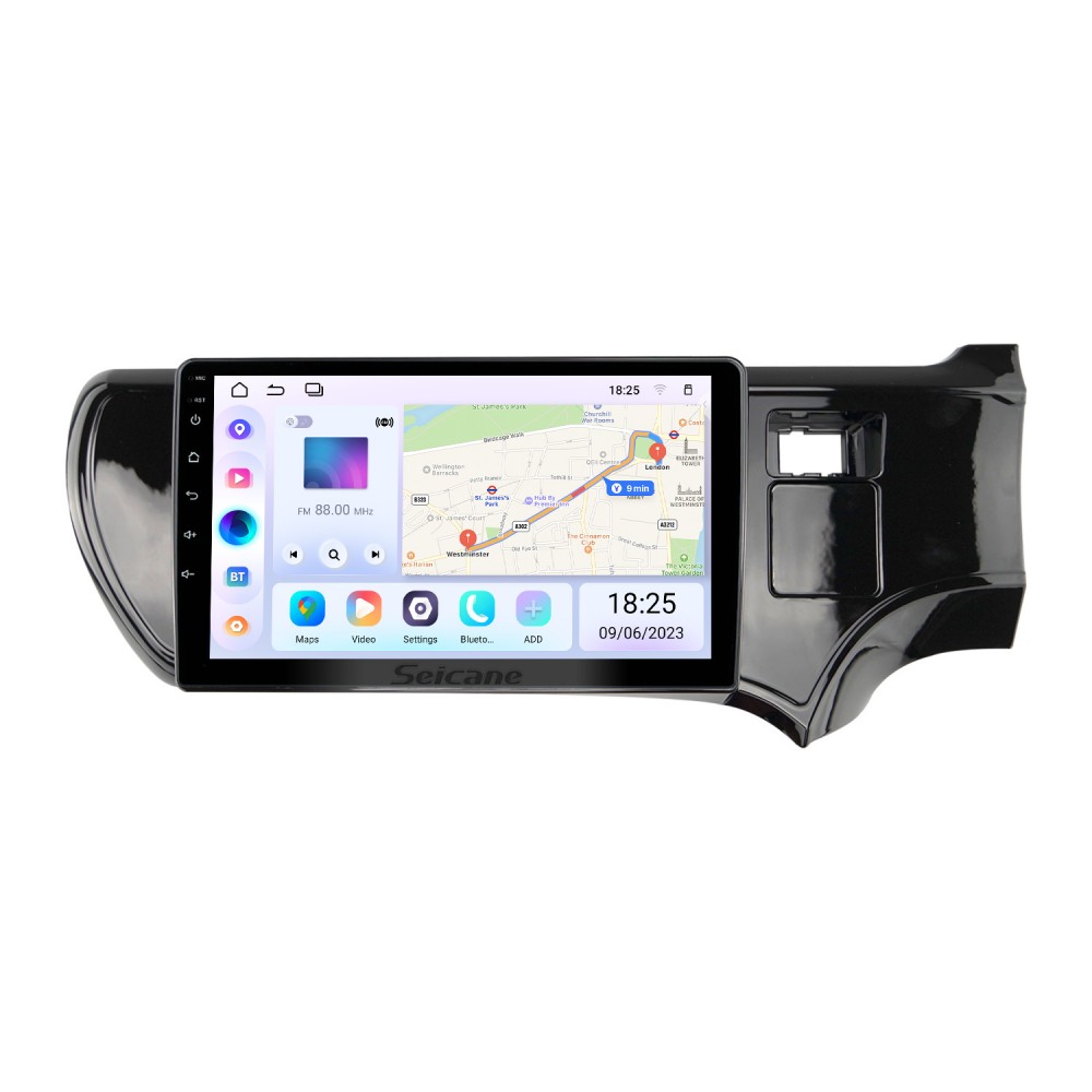 9-дюймовый сенсорный экран HD для 2012-2014 Toyota AQUA RHD GPS Navi  Автомобильный радиоприемник Автомобильная стереосистема Поддержка HD  Digital TV