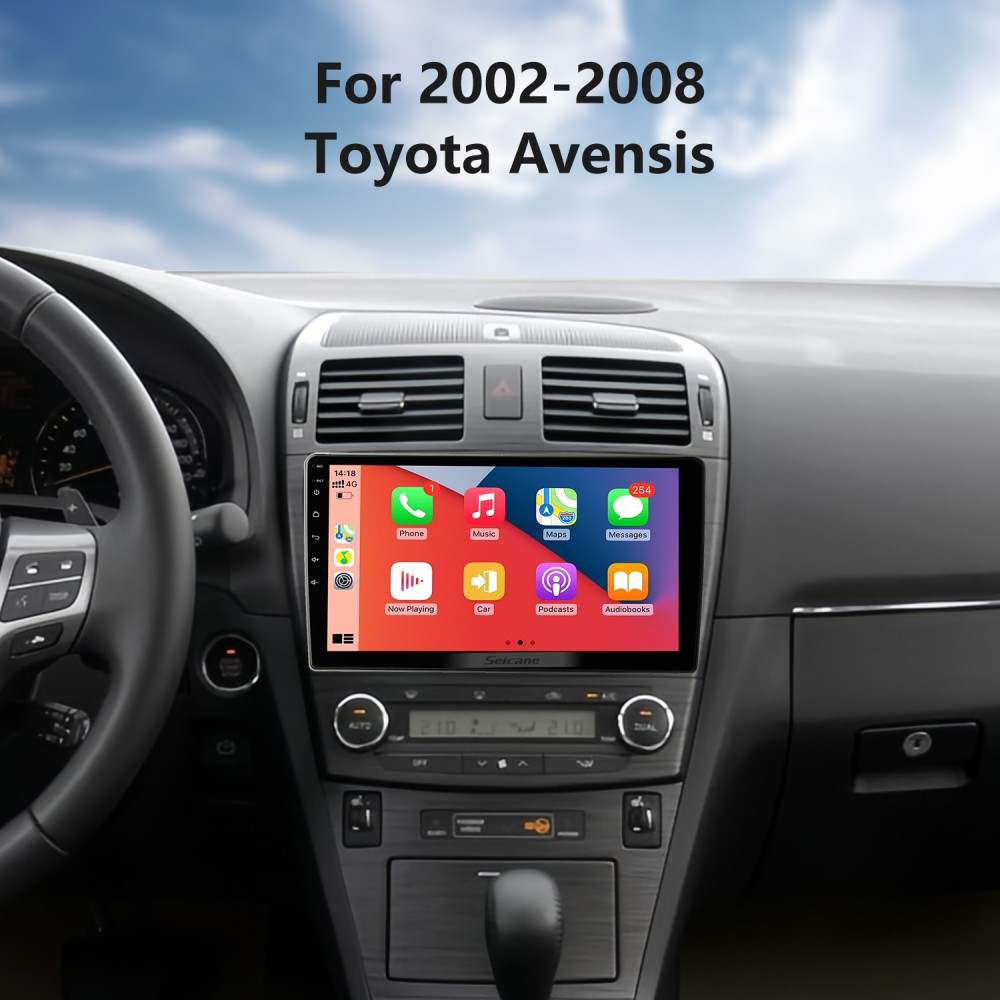 Автомобильный звук с сенсорным экраном Android для Toyota Avensis 2002-2008  гг. Поддержка Bluetooth WIFI GPS-