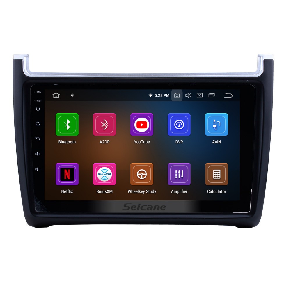 2012-2015 VW Volkswagen POLO 9-дюймовый Android 13.0 HD 1024 * 600  Сенсорный экран Радио GPS-навигация Bluetooth Музыка Аудио USB WIFI 1080P  Зеркальная ссылка Резервная камера SWC Carplay