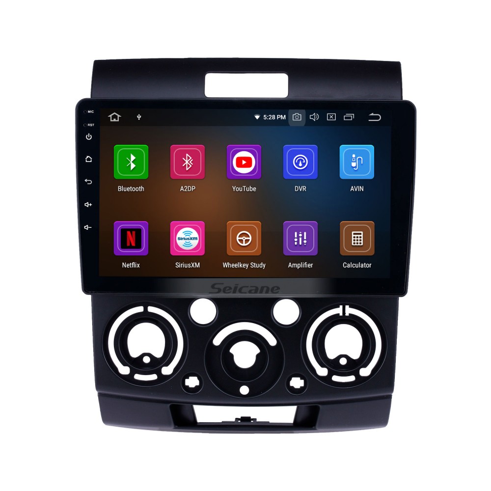 2006-2010 Ford Everest / Ranger Android 13.0 9-дюймовый GPS-навигатор Радио  Bluetooth HD с сенсорным экраном USB Поддержка Carplay TPMS Управление ...