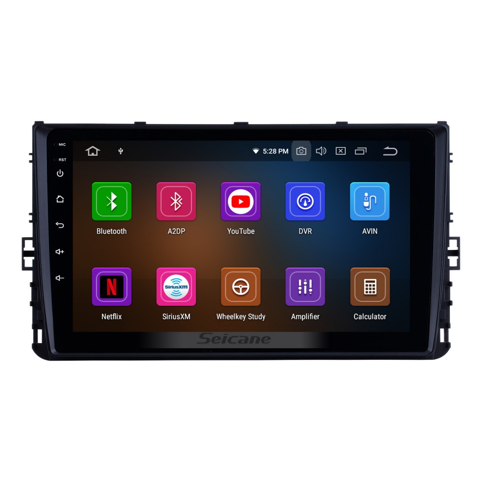 OEM 9-дюймовый Android 12.0 HD с сенсорным экраном GPS навигационная  система Радио для VW Volkswagen 2018 Универсальный Bluetooth Поддержка 3G /  4G WiFi DVR OBD II Carplay Пульт дистанционного управления