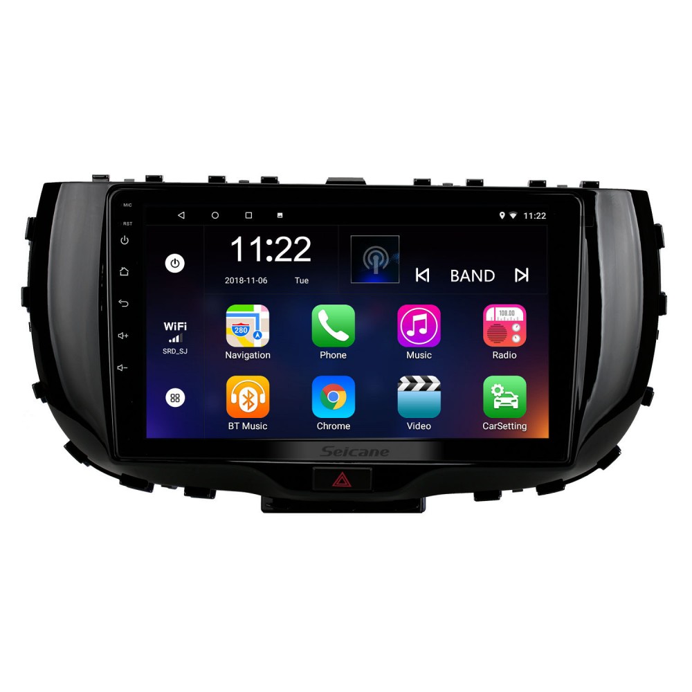 OEM 9-дюймовый Android 13.0 для 2019 Kia Soul Radio с сенсорным экраном  Bluetooth HD GPS-навигационная система с поддержкой Carplay