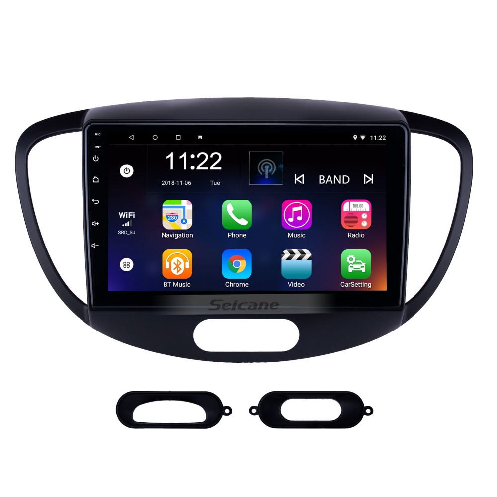 Сенсорный HD-экран 9-дюймовый Android 13.0 GPS-навигатор Радио для  2010-2013 Old Hyundai i20 с поддержкой Bluetooth AUX Carplay Управление на  руле