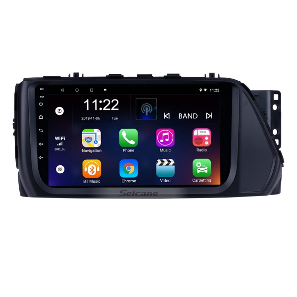 9-дюймовый 2017 Hyundai VERNA Android 13.0 Автомобильный мультимедийный плеер Bluetooth-радио с системой GPS-навигации Музыка Wi-Fi Зеркальная связь Поддержка USB Управление на руле DVR Камера заднего вида OBD2 DAB+