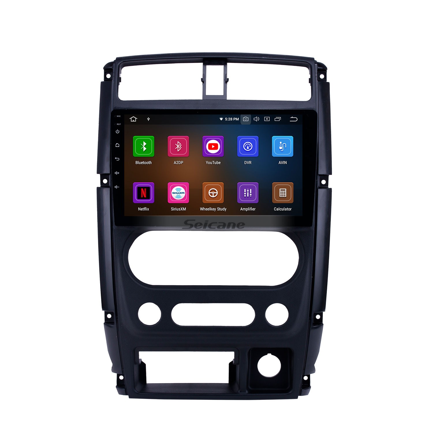 Сенсорный экран HD 2007-2012 Suzuki JIMNY Android 12.0 Радио GPS  Автомобильная стереосистема Bluetooth Музыка MP3 ТВ-тюнер AUX Управление  рулевым колесом Поддержка USB Камера заднего вида CD DVD-плеер