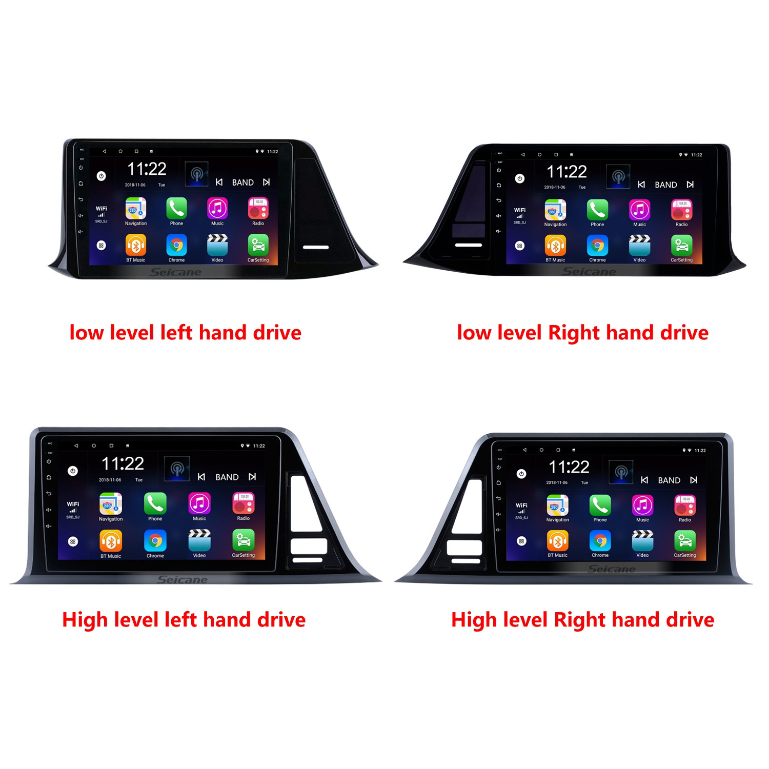 Сенсорный Экран HD 9 Дюймов Для Toyota C-HR 2018 Radio Android GPS.