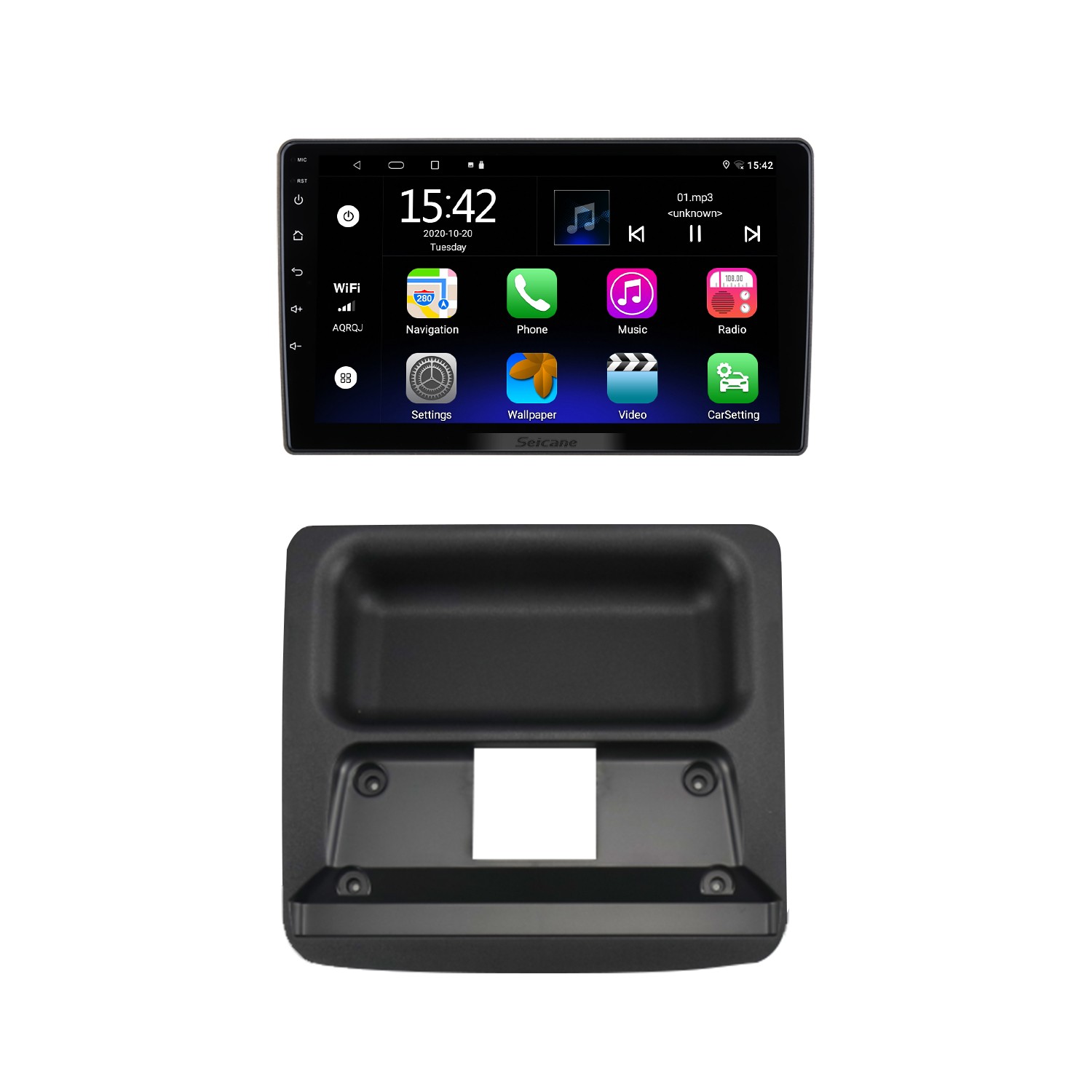 Сенсорный экран Carplay Android Radio для MITSUBISHI PAJERO MINI  GPS-навигационная система с WIFI 1998-2008 гг.