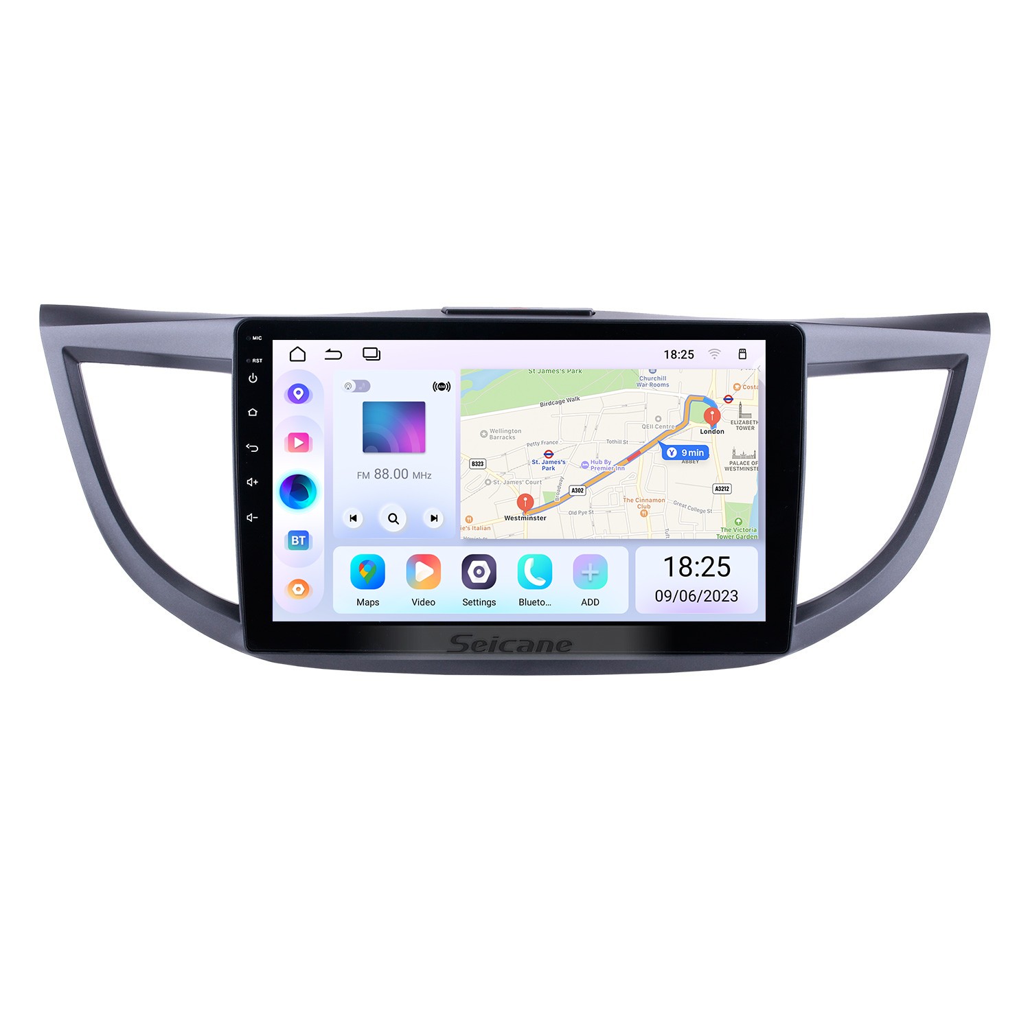 Android 13.0 10,1 дюйма 2011-2015 Honda CRV HD 1024 * 600 Сенсорный экран  Радио GPS Навигационная система с Bluetooth DVR WIFI Mirror Link 1080P ...